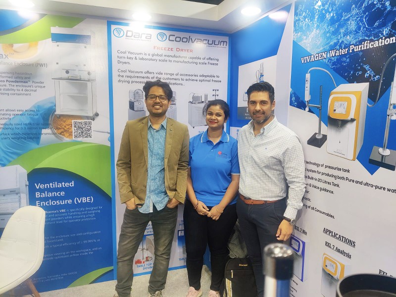 Coolvacuum presenta su tecnología de liofilización en Pharmalytica Mumbai